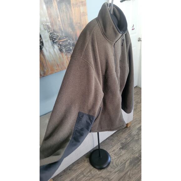Timberland Performance Polartec Fleece Jacket Brown Full Zip XXL Outdoor... - Picture 2 of 10